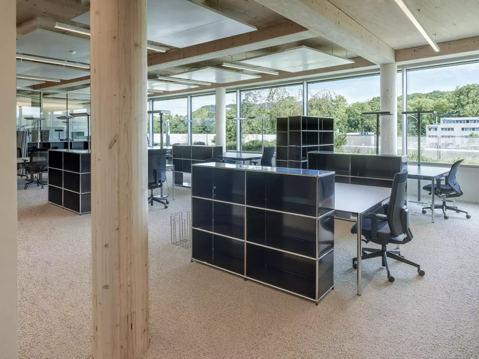 Ausgebaute Bürofläche