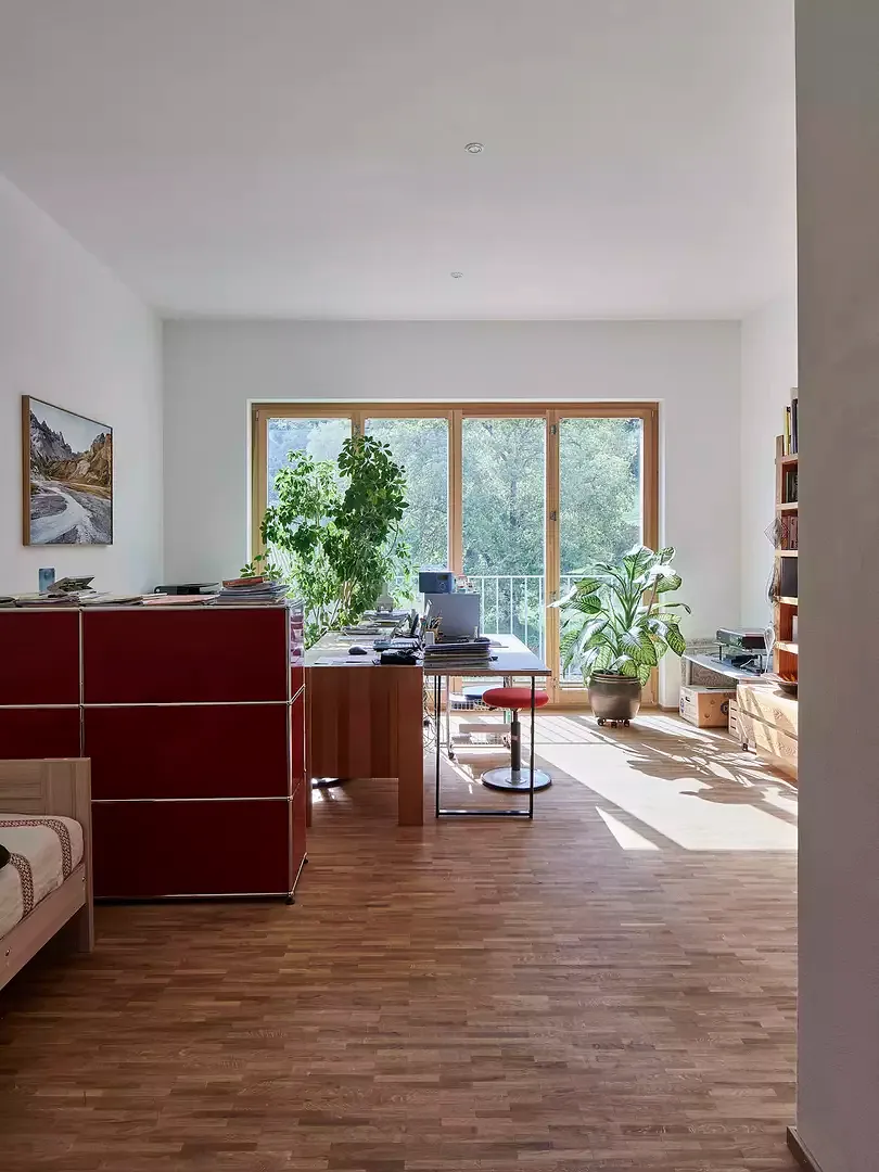Haus K, Atelier im Dachgeschoss