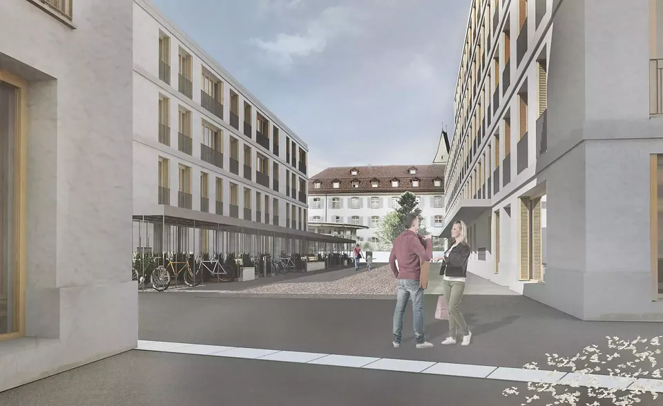 Zentraler Erschliessungsplatz