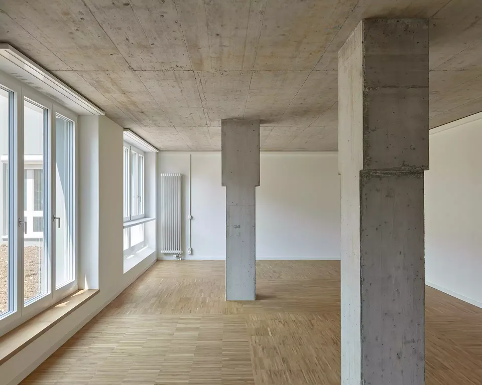 Hallenwohnung im Erdgeschoss