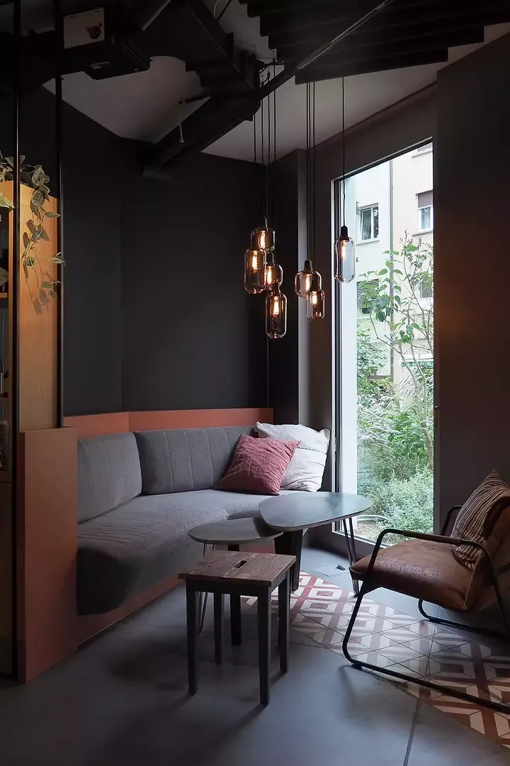 Eingebaute Sitzlounge