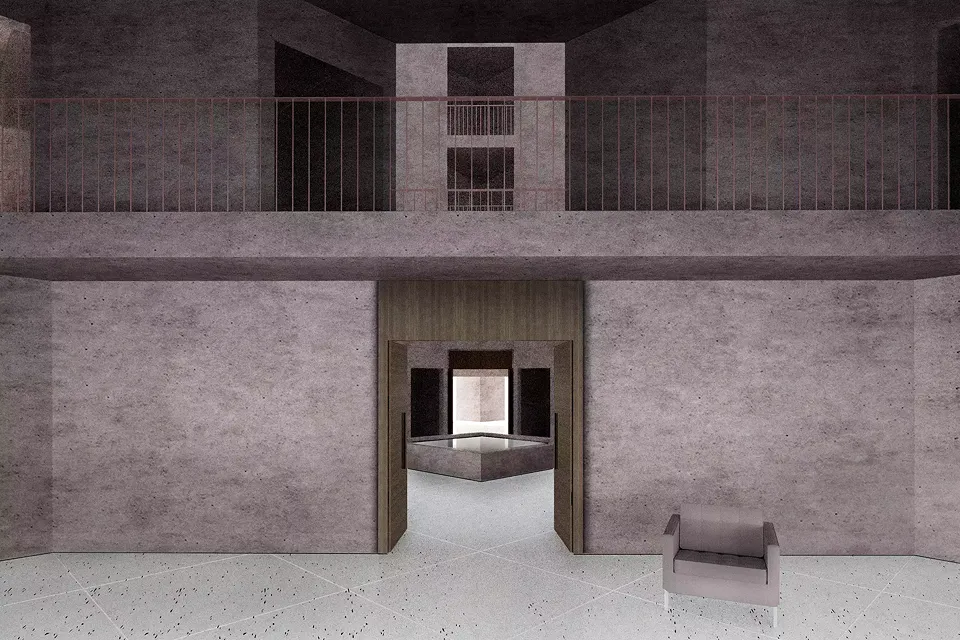 Perspective intérieure salon