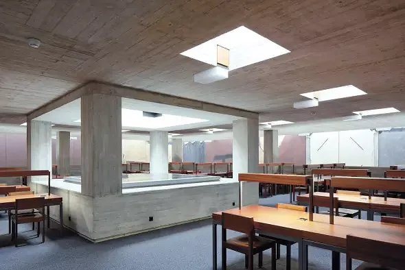Zone de travail, bâtiment principal, 3e étage