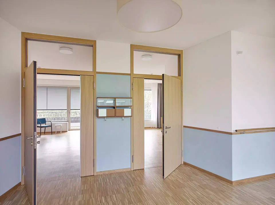 Adressierte Bewohnerzimmer