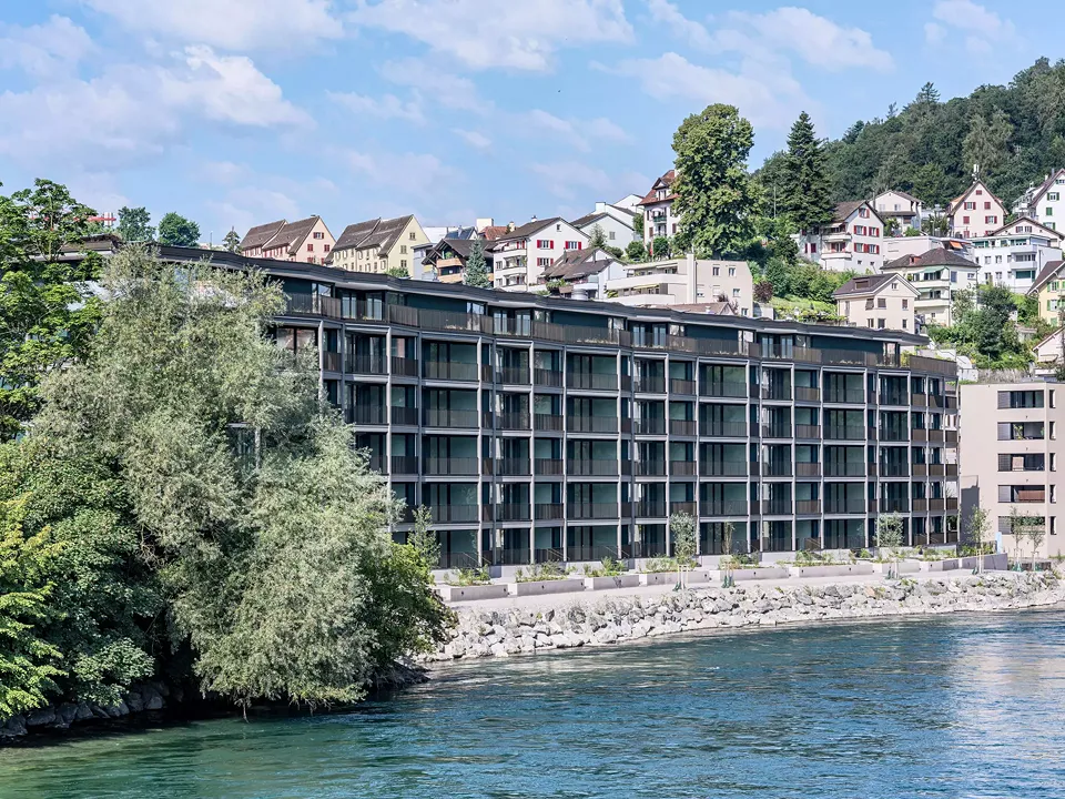 Reussinsel III, Luzern - Aussen Fassade Nord