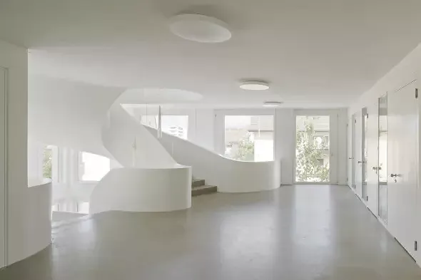 Repräsentative Wendeltreppe