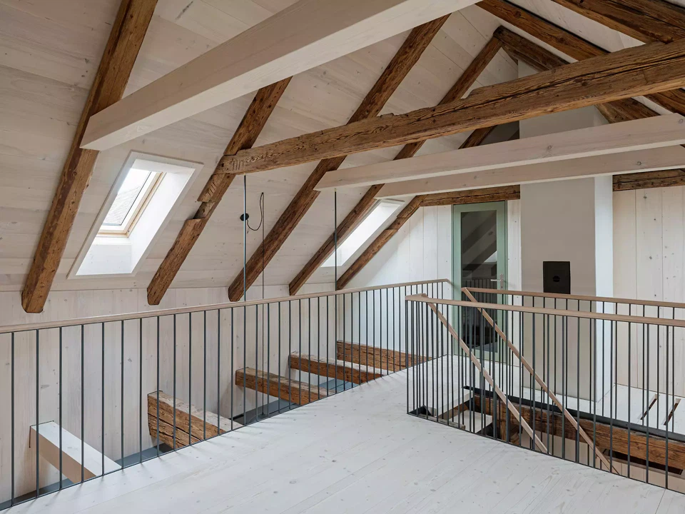 Galerie zur Maisonette-Wohnung im Dachgeschoss