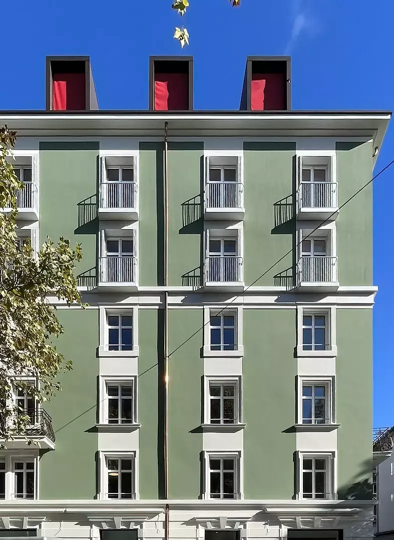 Fassadenansicht an der Molkenstrasse