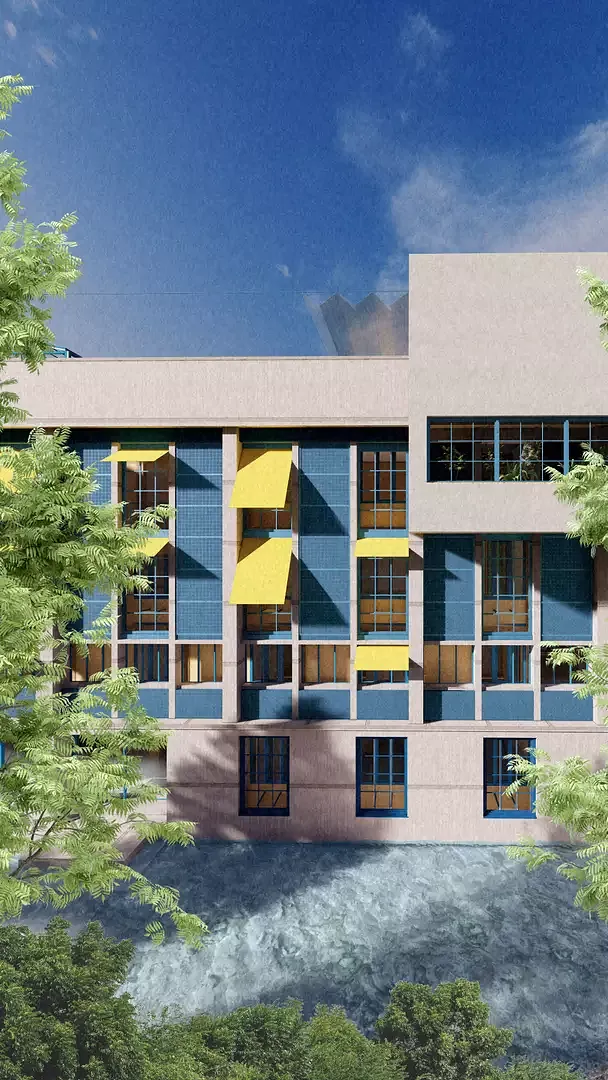 Fassadenansicht Aussenfassade