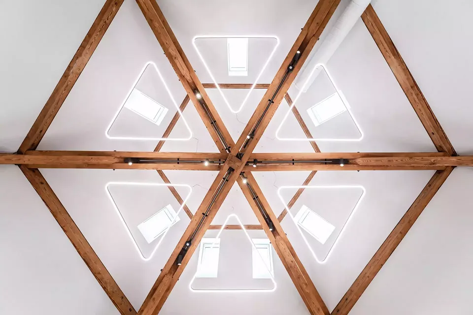 Grafische Lichtdecke