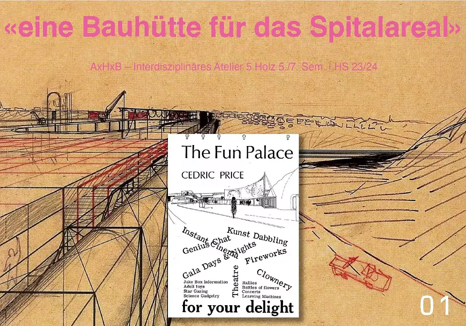 Eine Bauhütte für das Spitalareal Biel