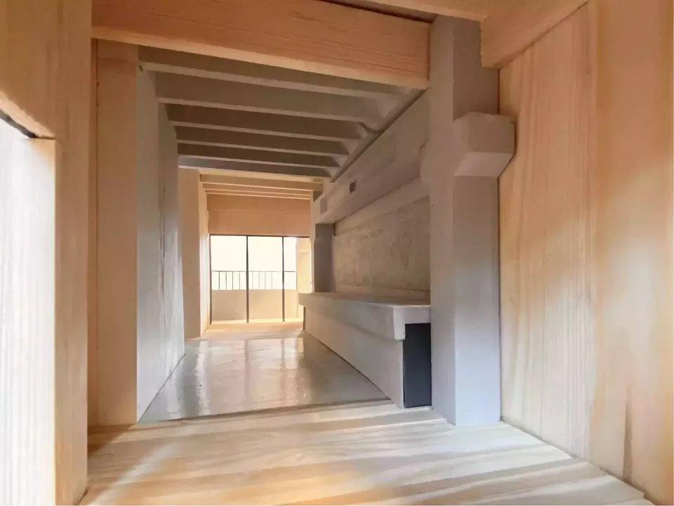 Modèle d'intérieur 1:20 (Simona Gjorgijevska & Constantin Schubert, semestre BSc)