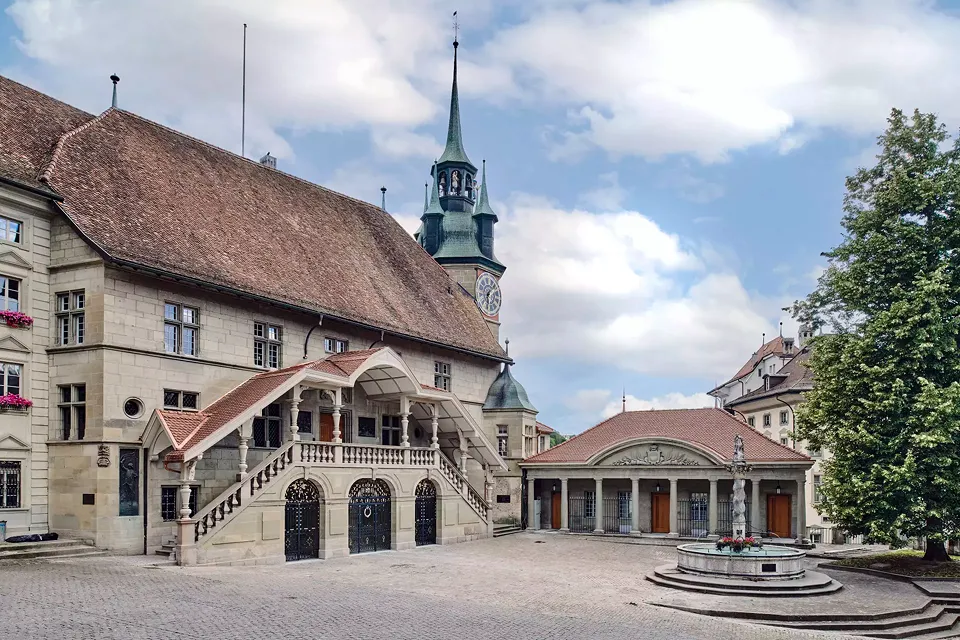 Place de l'hôtel de Ville de Fribourg