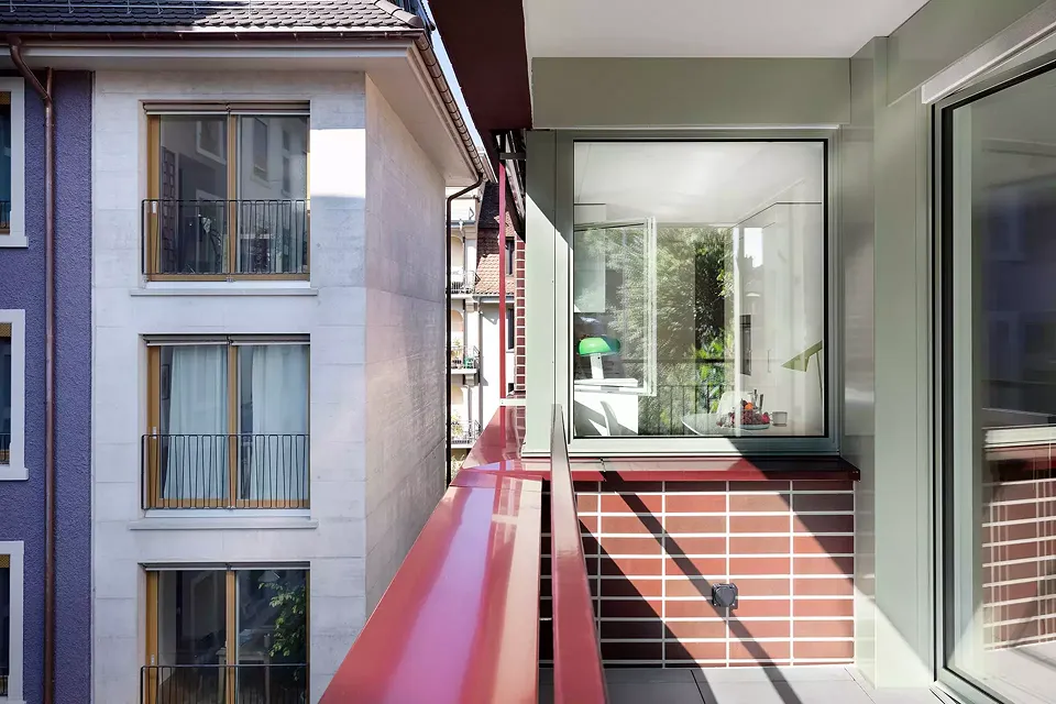 Ensemble avec la maison voisine Mutschellenstrasse 