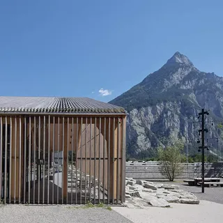 L'aire de repos du St-Gothard Sud