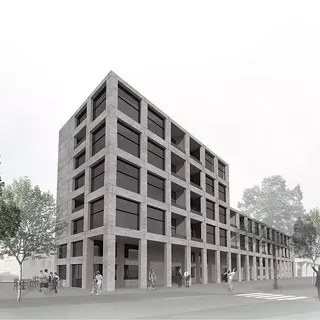 Bâtiment résidentiel avec rez commercial - Bellinzona
