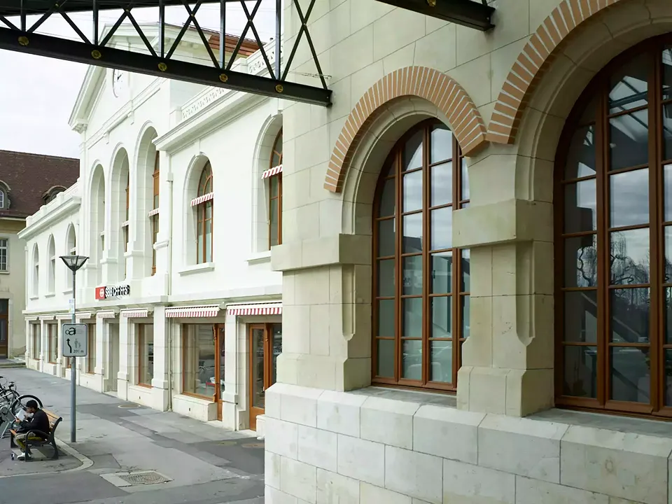 Vue extérieure de la façade sud