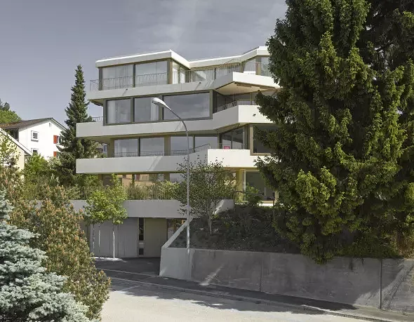 vue sud-est de côté Segantinistrasse