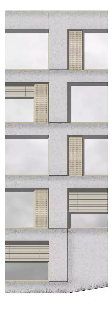 Extrait de façade