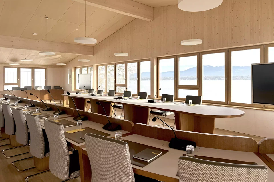 La salle du conseil communal