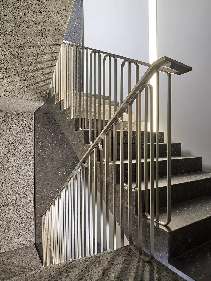 Détail du nouvel escalier