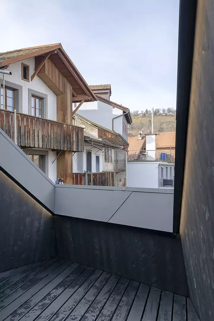 détail de la terrasse
