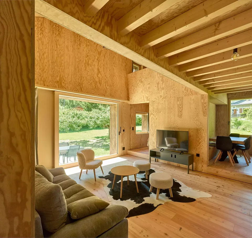 Renovierung chalet - Briey - Wohnzimmer