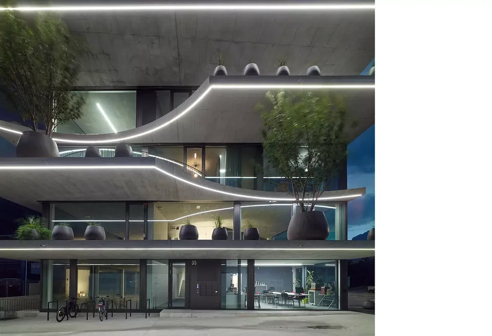 immeuble ronquos 35 est nuit