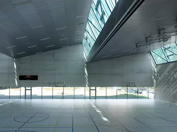 vue depuis tribunes