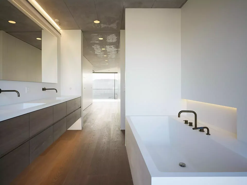 Badezimmer Wohnung Attika