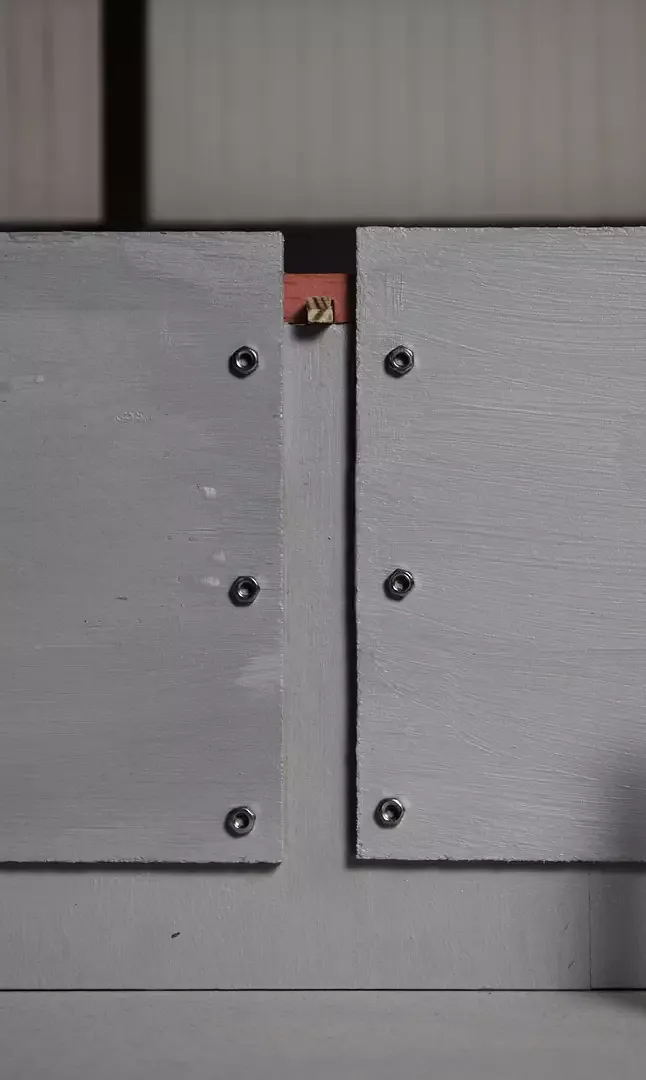 Detail der neuen Zusammensetzung der Elemente. (Modell)