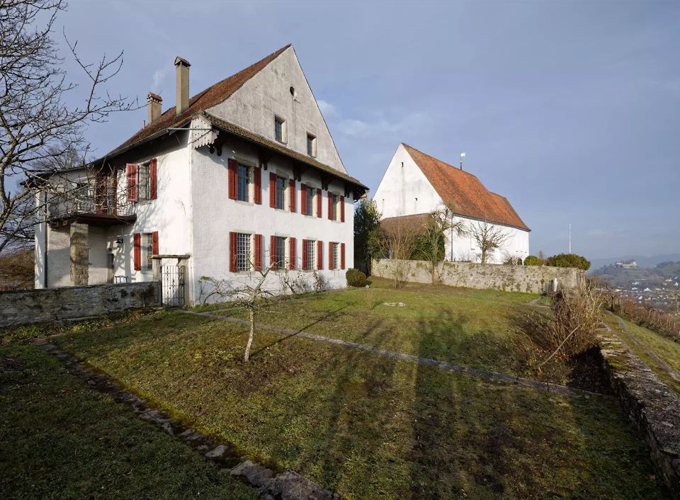 Giebelfassade Pfarrhaus