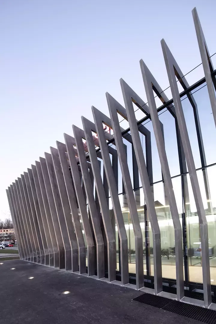 Vue détaillée façade sud