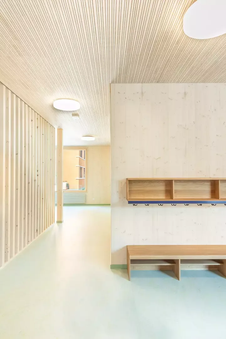 Zone de vestiaires