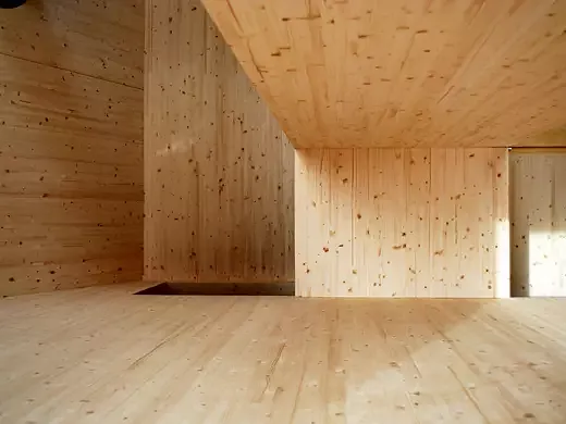 Impression Holzstruktur Innenraum