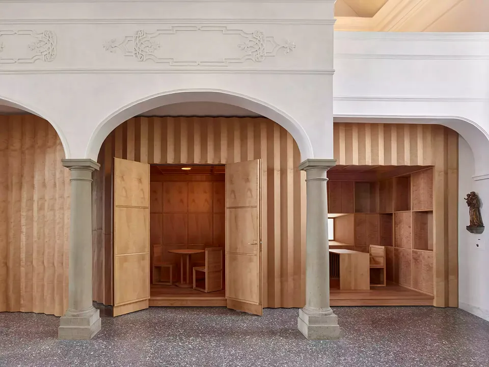 Ansicht Seelsorgezimmer und 'Studiolo'