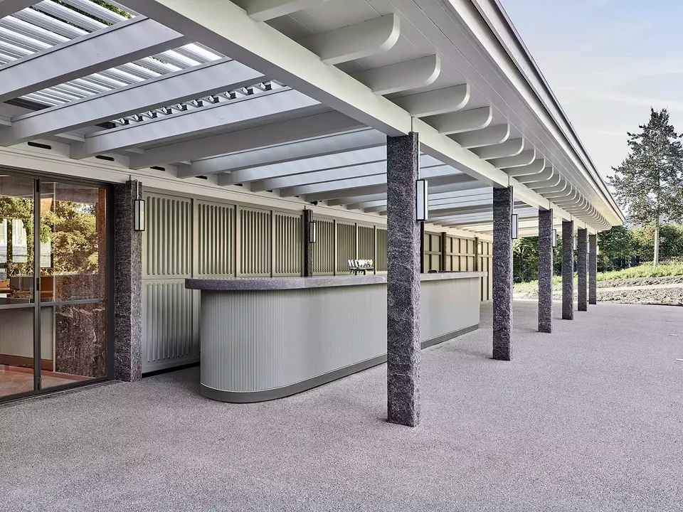 Pergola ouverte | Volet rabattable fermé