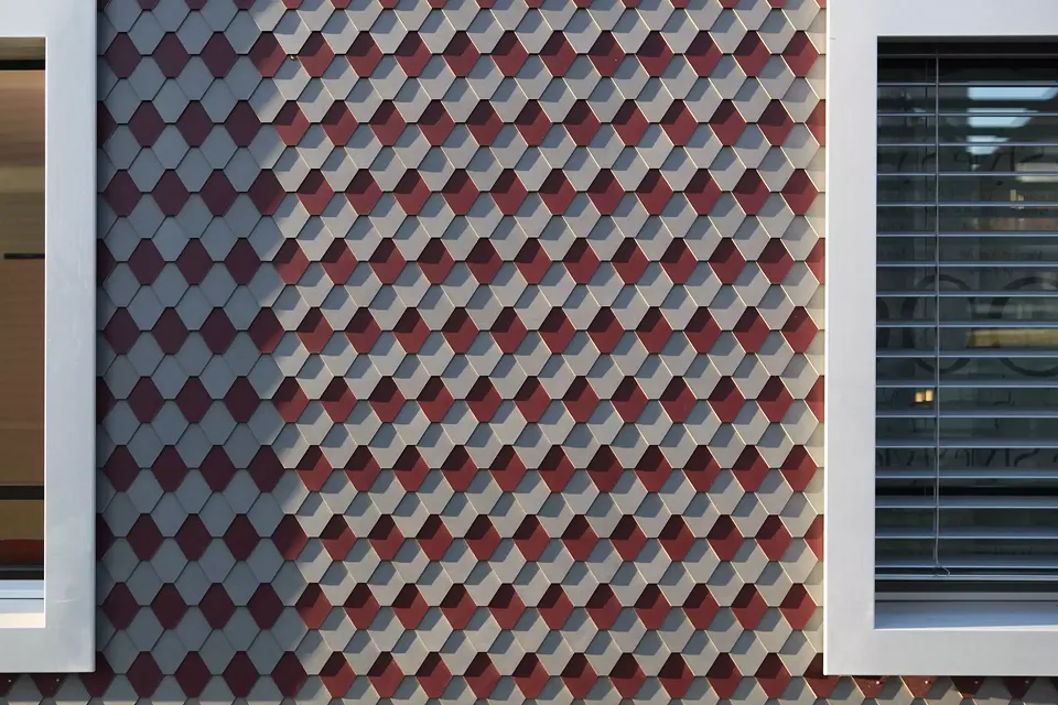 Haus-B Fassadendetail