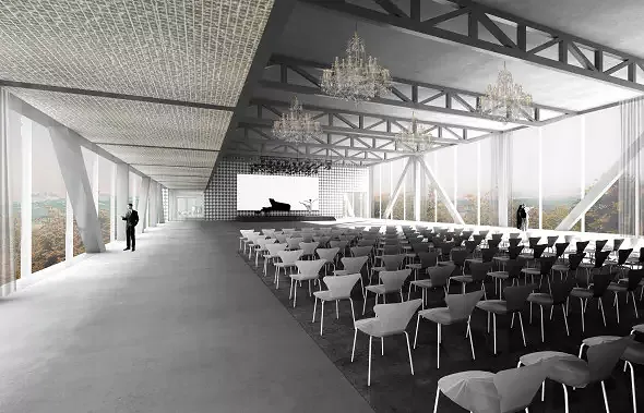 Kongresshalle - Interieur © Jarolim Antal