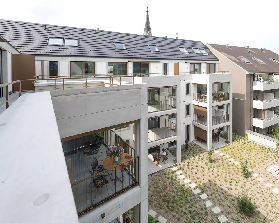 Ansicht in den Gartenbereich