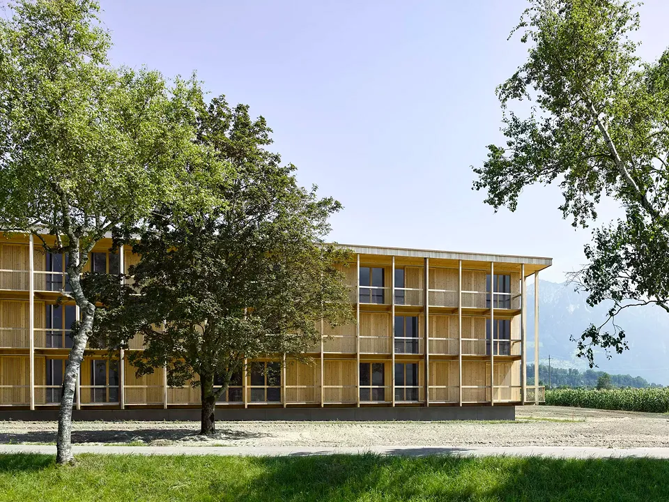 Façade nord-ouest de l'internat