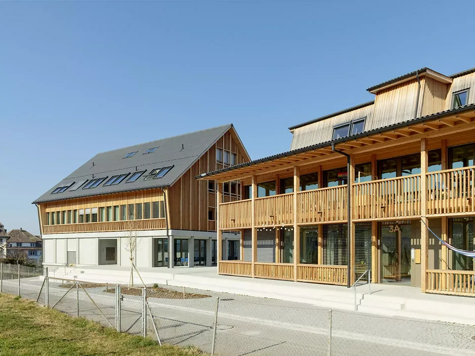Stud-Wohnen Südfassade