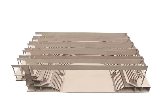 Schnittmodell aus MDF