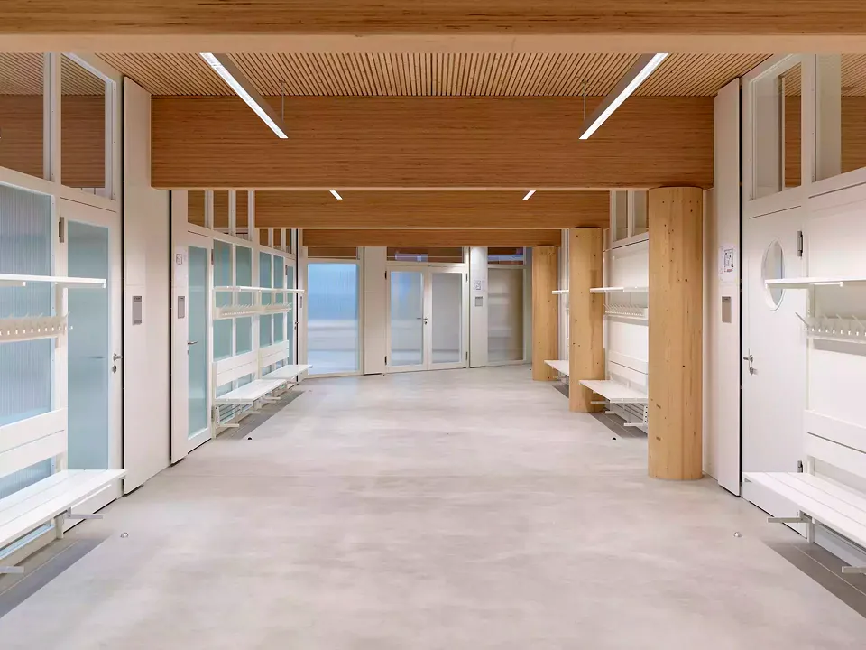 Salle de classe commune - 3 salles de classe forment toujours un cluster.