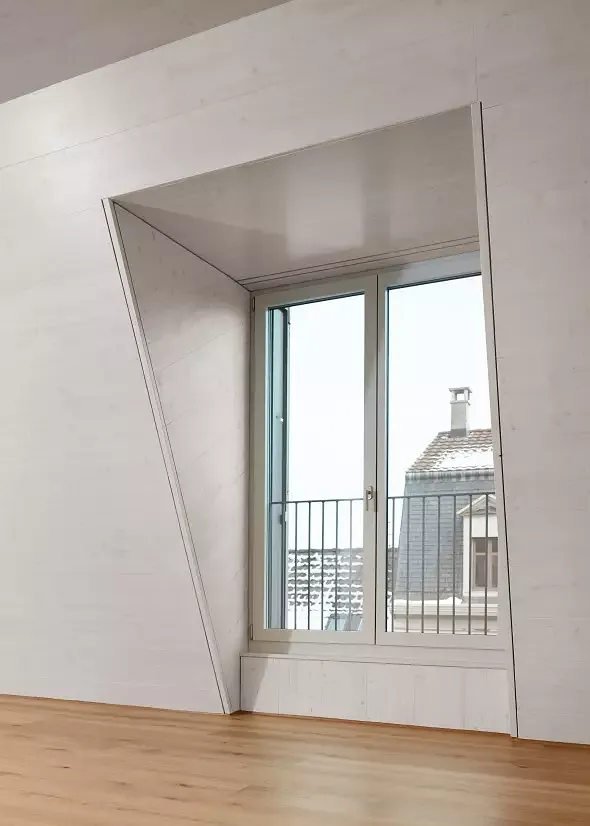 Surélévation détail lucarne, Loft