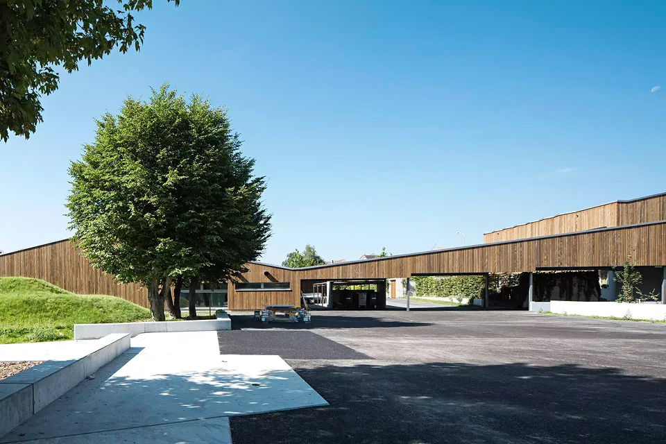 Ecole Säget, vue nord-est_H+R