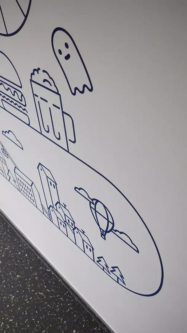 Détail graphique intérieur