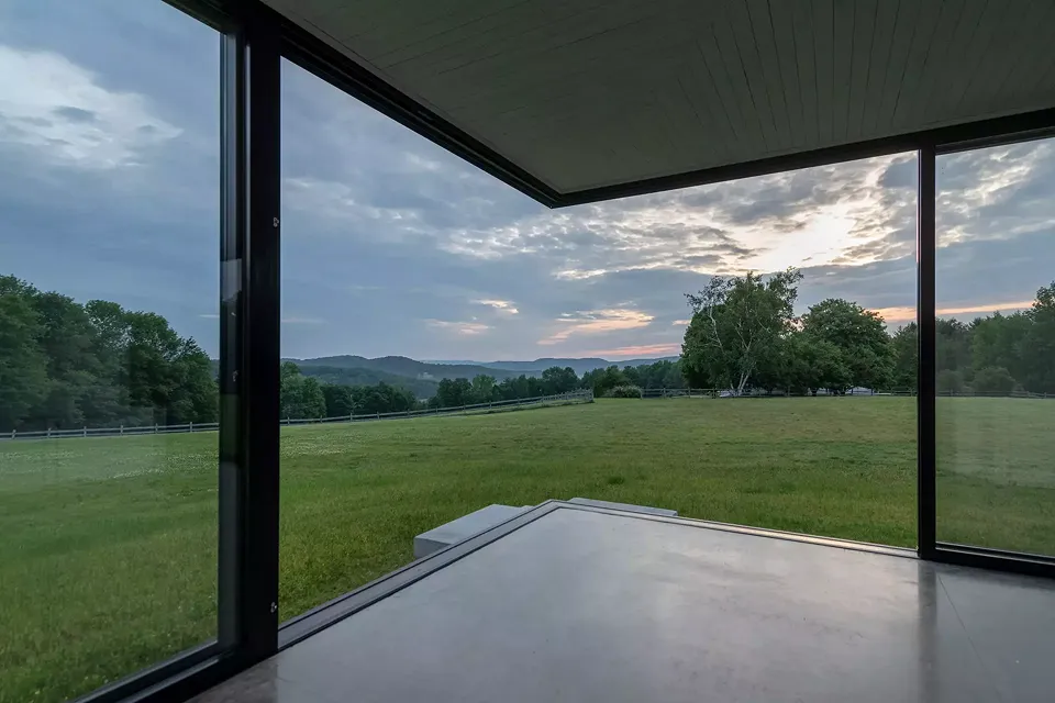 Ausblick Dämmerung