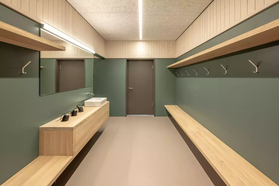 Garderoben im Obergeschoss