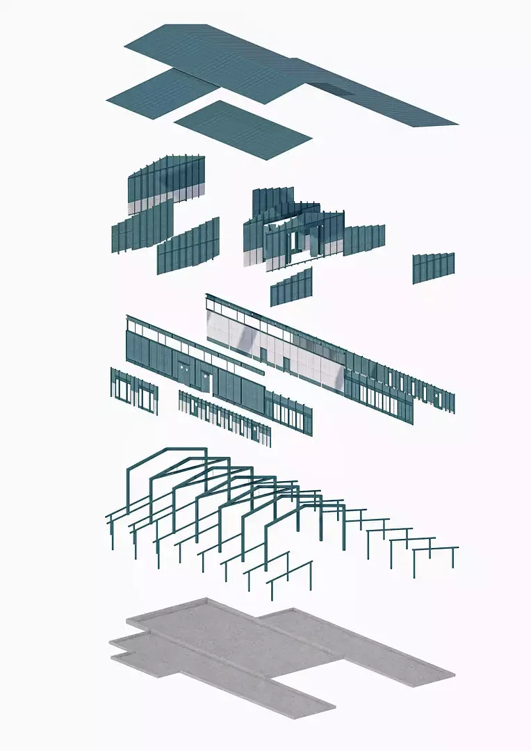 Tragwerk Aula